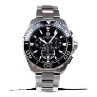 ราคา Used : Tag Heuer Aquaracer Black Dial Film Bezel Chronograph 43 mm Quartz movement (6470487997)