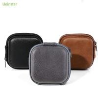 ราคา Uein USB Data Cable Storage Bag หูฟังหนังชุดหูฟัง Mini Zipper กระเป๋ากล่องสําหรับชุดหูฟังส่วนใหญ่ Drop Resistance (24640063446)