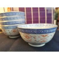 ราคา ถ้วยเม็ดข้าวสาร ถ้วยจีนวินเทจ ขอบทอง 4.5" ลายมังกร ของเก่าเก็บ (8132374451)