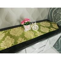 ราคา HIJAU MODERN MINIMALIST RECTANGULAR TABLE CLOTH / LUXURY CLASSIC BLACKOUT GREEN GUEST TABLE CLOTH / RUNNER (28865145537)