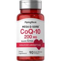 ราคา CoQ10 200 mg. (90Softgels) โคเอ็นไซม์คิวเท็น แบบดูดซึมเร็ว (22358189781)