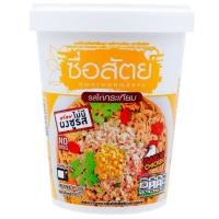 ราคา Sue Sat Instant Noodles Cup Chicken Garlic Flavour 65g. ️ ซื่อสัตย์บะหมี่กึ่งสำเร็จรูปคัพรสไก่กระเทียม 65กรัม [885882 (46251585124)