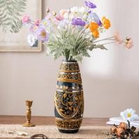 ราคา แจกันไม้ตกแต่งห้องนั่งเล่น โต๊ะอาหาร ตู้โชว์ทีวี ตู้เหล้า สไตล์วินเทจ สำหรับจัดดอกไม้ (54605570856)