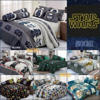 ราคา *พร้อมส่ง* ผ้าปูที่นอน (3.5/5/6 ฟุต) Star wars ( สตาร์วอร์ ) by Tulip delight Starwars (2442373340)