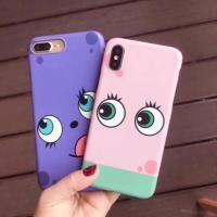 ราคา [ใส่โค้ดลดค่าส่ง] Case iphone ตาหวานม่วง & ตาหวานชมพู IPhone 6/6s/6+/6s+/7/7+/8/8+/X (1190132924)