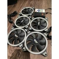 ราคา AIGO DarkFlash DR12 PRO 5in1 พัดลมแหวนคู่ พัดลมปลอก RGB (43976284018)