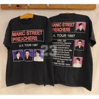 ราคา [ 23 ] MANIC STREET PREACHERS U.K. TOUR 1997 BioSoft เสื้อวินเทจ เสื้อทัวร์ วงร๊อค vintage shirt (27940758167)