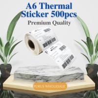 ราคา กระดาษเทอร์มอล A6/สติ๊กเกอร์กันความร้อน (350 ชิ้น/500 ชิ้น) [คุณภาพระดับพรีเมียม] (52454582369)