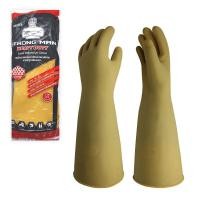 ราคา ถุงมือยางสีเนื้อ Strongman อย่างหนาจับอาหาร ทำความสะอาด ขายยกโหล! ตกคู่ละ 52 บาท! (22403857048)