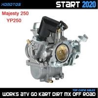 ราคา 30mm Carburetor For Yamaha Majesty 250 YP 250 YP250 250cc Scooter Vergaser Linhai 260cc Marquis Te- (53303349903)