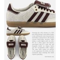 ราคา WALES BONNER x Adidas Origins Samba บอร์ดไม่หุ้มข้อกันลื่นและทนต่อการสึกหรอในสีน้ำตาลขาว รองเท้า fa (24305461503)