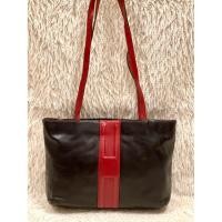 ราคา กระเป๋าหนัง วินเทจ มือสอง แบรนด์ VERA PELLE MADE IN ITALY สภาพสวย มีช่องใส่ของ 2 ช่อง ภายในสะอาด (57701845533)