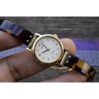 ราคา นาฬิกา Vintage มือสองญี่ปุ่น Seiko SPIRIT 4N21 0640 ผู้หญิง Quartz ทรงกลม 24mm ใช้งานได้ปกติ สภาพดี ของแท้ ไม่กันน้ำ (42161369949)