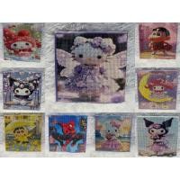 ราคา (ส่งจากไทย) คริสตัลครอสติช ภาพปักเพชรDIY ครอสติสคริสตัล Diamond Painting ลายการ์ตูนขนาด 20X20ซม. (41801935774)