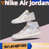 ราคา Nike Air Jordan 1 Low AJ1 โอ้ว. รอยต่อสีขาวและสีเทา รองเท้าบาสเก็ตบอล. รองเท้ากีฬา. DN1635-100 (20792826380)