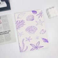 ราคา ปลาดาวเปลือกหอยสีม่วง iPad Air 6 2024 iPad 10 2022 เคส iPad 9,iPad Pro 11" 12.9 2022 iPad Pro 12.9 2021 iPad mini 6 case เคส iPad (50900010042)