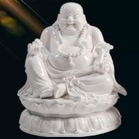 ราคา พระสังกัจจายน์ นั่งฐานบัวถืทองถือยูอี่​ งานรูปปั้เซรามิกส์ฮกเกี้ยน พร้อมกล่องผ้าไหม ขนาด12นิ้ว 弥勒佛 (11754933217)
