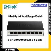ราคา D-LINK DGS-1100-05 / DGS-1100-08 8-Port / DGS-1100-08P 8-Port Gigabit PoE Smart Managed Switch (56654913048)