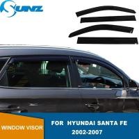 ราคา Side Window Deflector For Hyundai Santa Fe SantaFe 2002 2003 2004 2005 2006 2007 Window Visor Weath (40377284922)
