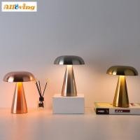 ราคา ไฟกลางคืนเห็ดแบบชาร์จไฟได้ - โคมไฟตั้งโต๊ะเซ็นเซอร์สัมผัส นํา ตกแต่งที่ทันสมัย (52451851078)