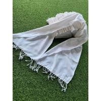 ราคา สไบผ้าฝ้ายสีขาวบริสุทธิ์ผ้าสไบแม่ชีสไบขาวล้วน (21993527952)