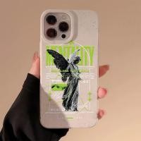 ราคา ✨จัดส่งฟรีในประเทศ✨เคสโทรศัพท์มือถือบุคลิกภาพเทวดาเหมาะสำหรับ iPhone16 14 13 11 6 7 8 Plus Pro Promaxเคสสีข้าวสาลี (55704633725)