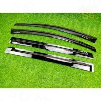 ราคา Honda BR-V กันสาดประตูปี 2016-ปัจจุบัน ดำเข้ม AO ดีไซน์สปอร์ต (41868505721)