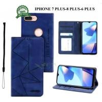 ราคา HP IPHONE 6 PLUS 7 PLUS 8 PLUS CASE LEATHER WALLET FLIP COVER MAGNET พร้อมปุ่มเปิด (49000444727)