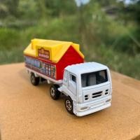 ราคา Tomica รถบรรทุก พ่วงร้านขายอาหาร Hamburger รถเหล็ก โทมิก้า Tomica/Tomy มือ2 / คละแบบ (27771822732)