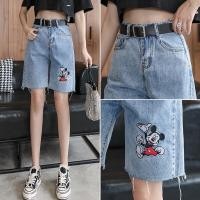 ราคา กางเกงยีนส์สามส่วน งานตะขอ ลายมิกกี้เมาส์ (6555378887)