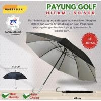 ราคา BLACK SILVER GOLF UMBRELLA/JUMBO UMBRELLA/LARGE UMBRELLA (44804334988)