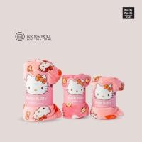 ราคา Moshi Moshi ผ้าห่มโมชิโมชิ ลาย Hello Kitty ลิขสิทธิ์แท้จากค่าย Sanrio รุ่น 6100002535-2542 (22272578098)