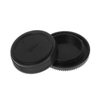 ราคา Seas Black Camera Body Cap และฝาครอบเลนส์ด้านหลังสําหรับกล้อง Olympus OM SLR (48805646374)