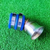 ราคา ท่อกรองเลสแท้ กรองอากาศ กรองเลส W125 ท่อกรองเลส ท่อกรอง คอกรอง ID งานเลสแท้ พร้อมสายรัดท่อ ของแต่ง Wave125 เวฟ125 คอกรอง (13761489417)