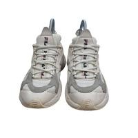 ราคา รองเท้าผ้าใบมือสอง ยี่ห้อ fila size 38.5 (แถม1คู่) (24490975901)