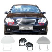 ราคา ฝาครอบเครื่องซักผ้าไฟหน้า Fit 01-07 Mercedes Benz C class W203 C180 C200 C220 C240 C280 C320 C350 C32 ไฟหน้าหัวฉีดสเปรย์ (42178170894)