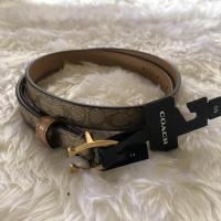 ราคา เข็มขัดผู้หญิง Coach หัว C สี:B4/KHAKI/SADDLE ไซส์ S (13976535136)