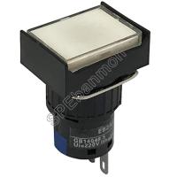 ราคา L16A-003-5P-DZ สวิทช์กดติด-กดดับ (Maintain) ∅16mm OFF-ON DC 24V สีขาว (White) (14497731370)