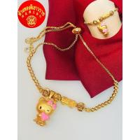 ราคา *พร้อมส่ง*ข้อมือปี่เซียะฟรีไซน์ทองคำแท้99.99% กำไลข้อมือปี่เซียะ มีใบรับประกันสินค้า (6790210570)