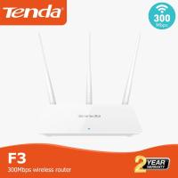 ราคา Tenda F3 เราเตอร์ไร้สาย 300Mbps 3 เสาอากาศเช่น WR844N WR845N WR940N N302R MW306R (53151057805)