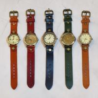 ราคา นาฬิกาข้อมือ สายหนังแท้ แนววินเทจ มีหลายแบบให้เลือก (Set I) คละแบบ คละสี (6355098005)