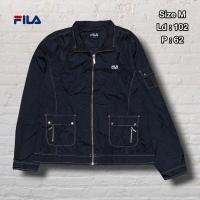 ราคา Fila Classic Prima Eleganza Black Jacket Original Second Preloved (25512161307)