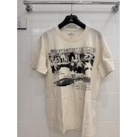 ราคา (Second Hand) Hollister Beige Cotton T-Shirt with Design Size XS เสื้อยืดคอตตอนสีเบจจากแบรนด์ Hollister ไซส์ XS (40252879773)