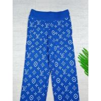 ราคา Louis Vuitton กางเกงไหมพรม สีฟ้าเข้ม ลายหลุยสวยๆ เอว 24-28" มือสอง (19561839942)