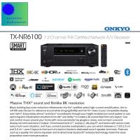 ราคา ONKYO TX-NR6100 (BLACK) 7.2-Channel THX Certified AV Receiver (28130767051)