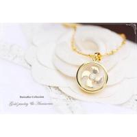 ราคา สร้อยคอหุ้มทองแท้พร้อมจี้กังหันนำโชค (128265772)