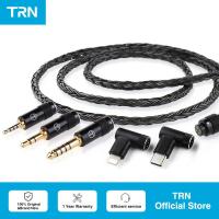 ราคา TRN T2 Pro16 Core Earphones Silver Plated HIFI Upgrade Cable 2.5/3.5/4.4/Type C/Lighting/QDC//MMCX/0.75/0.78 MT4 TA4 MT1 (28416069433)