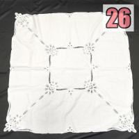 ราคา ผ้าปูโต๊ะ มือสองญี่ปุ่น — ลายปักฉลุทั้งผืน สไตล์มินิมอล (40263701207)