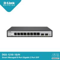 ราคา D-Link DGS-1210-10/H : 10-Port Layer 2 Smart Managed Gigabit Switch (2-port SFP) (8426136063)