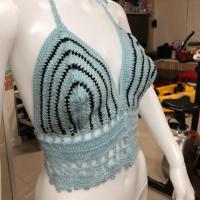 ราคา เสื้อถักไหม ผูกคอ มัดหลัง (828658499)